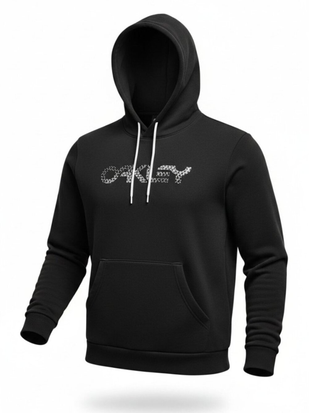 OAKLEY black logo hoodie sweatshirt regular fit medium